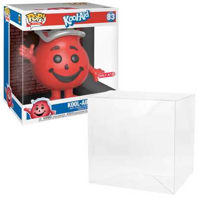koolaid man wide 10 inch best funko pop protectors thick strong uv scratch flat top stack vinyl display geek plastic shield vaulted eco armor fits collect protect display case kollector protector