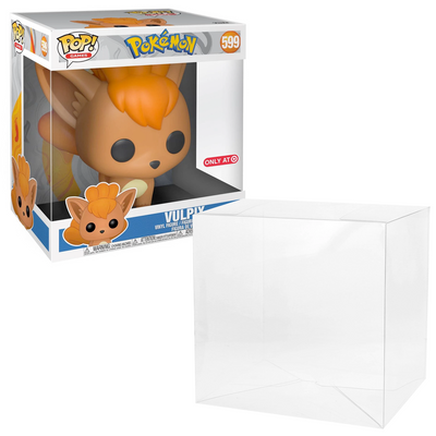 pokemon vulpix wide 10 inch best funko pop protectors thick strong uv scratch flat top stack vinyl display geek plastic shield vaulted eco armor fits collect protect display case kollector protector