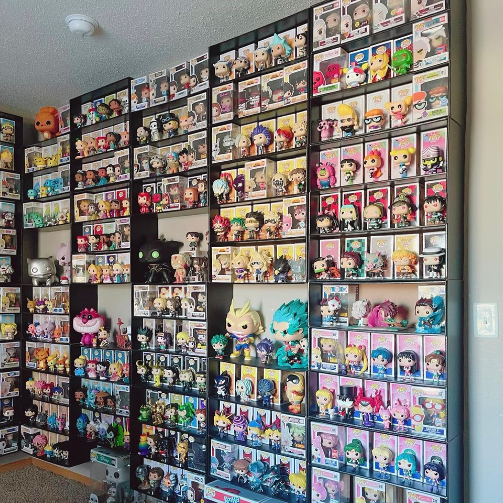 Funko pop box wall mount display shelf etsy Funko pop box wall mount display shelf etsy