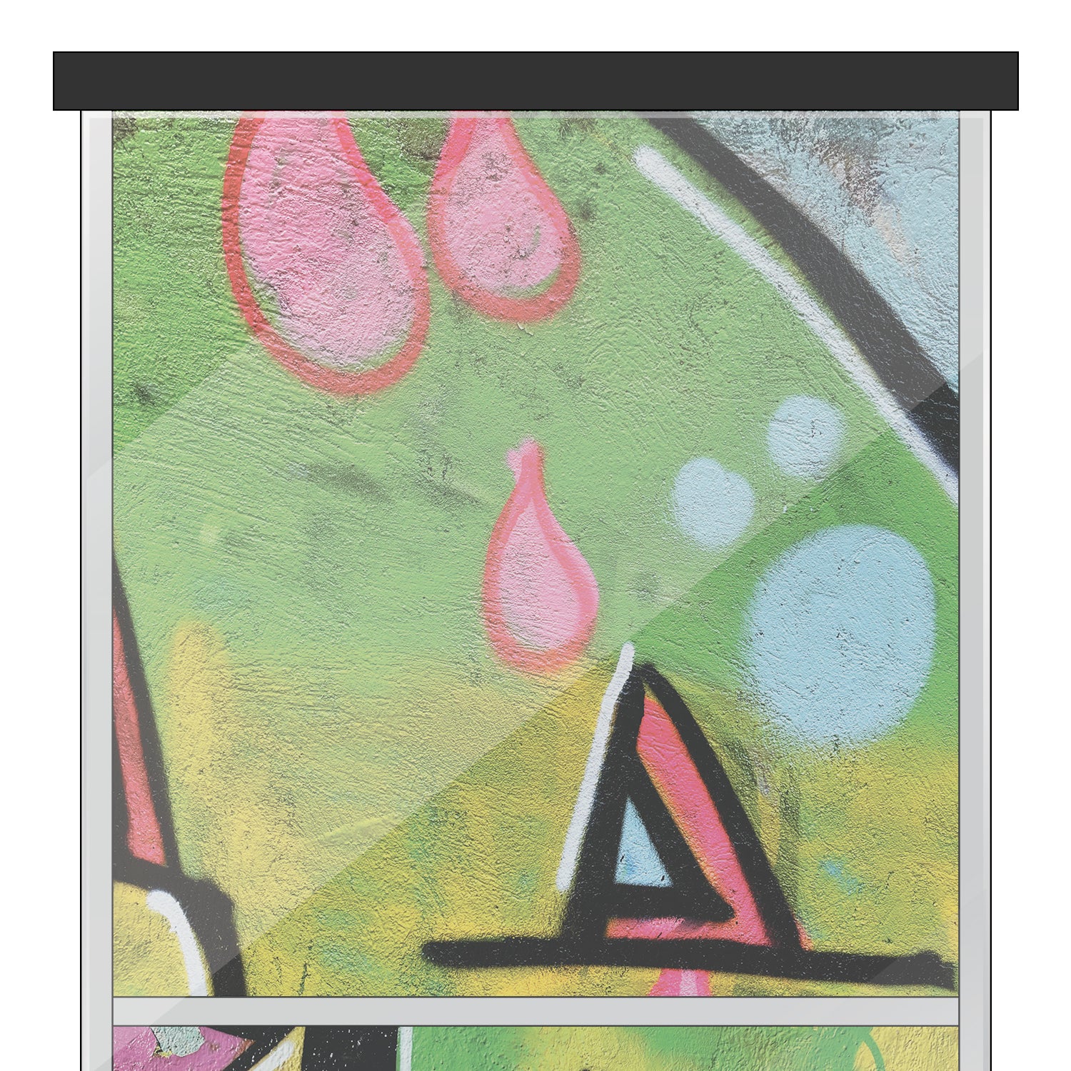 Graffiti 03 Themed 15 x 15 Background Decals for IKEA Detolf Displays ...