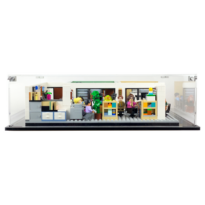 LEGO 21336 - 3mm thick Custom Acrylic Display Case for The Office (4h x 14w x 12d) by Display Geek Flying Box 3mm thick dust and dirt protection