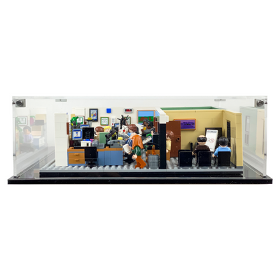 LEGO 21336 - 3mm thick Custom Acrylic Display Case for The Office (4h x 14w x 12d) by Display Geek Flying Box 3mm thick dust and dirt protection