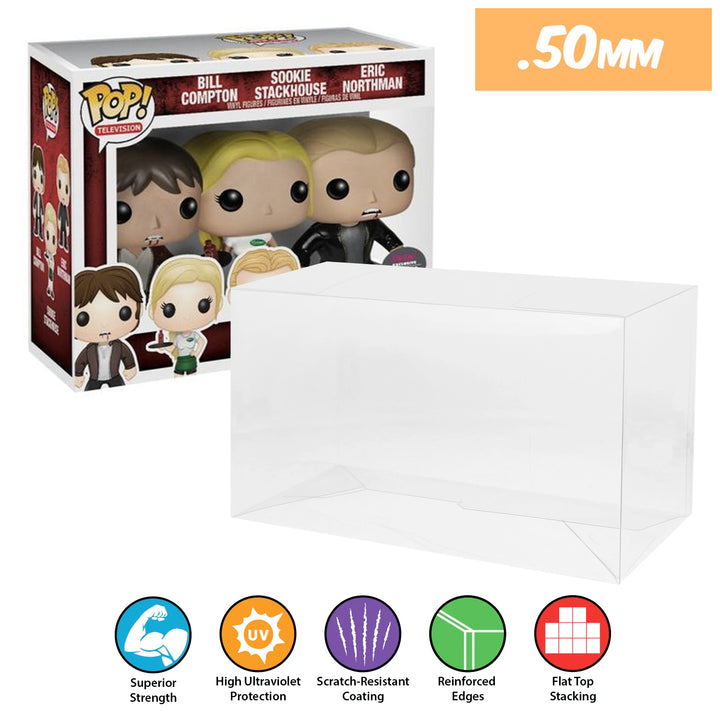 3-Pack Older Large - Funko Pop Protectors (0.60mm UV Resistant