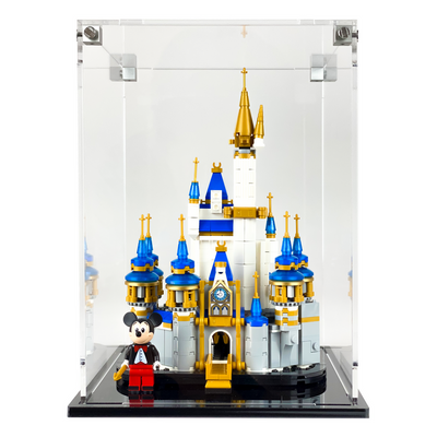 LEGO 40478 - 3mm thick Custom Acrylic Display Case for Mini Disney Castle (9h x 6.5w x 6.5d) by Display Geek Flying Box 3mm thick dust and dirt protection