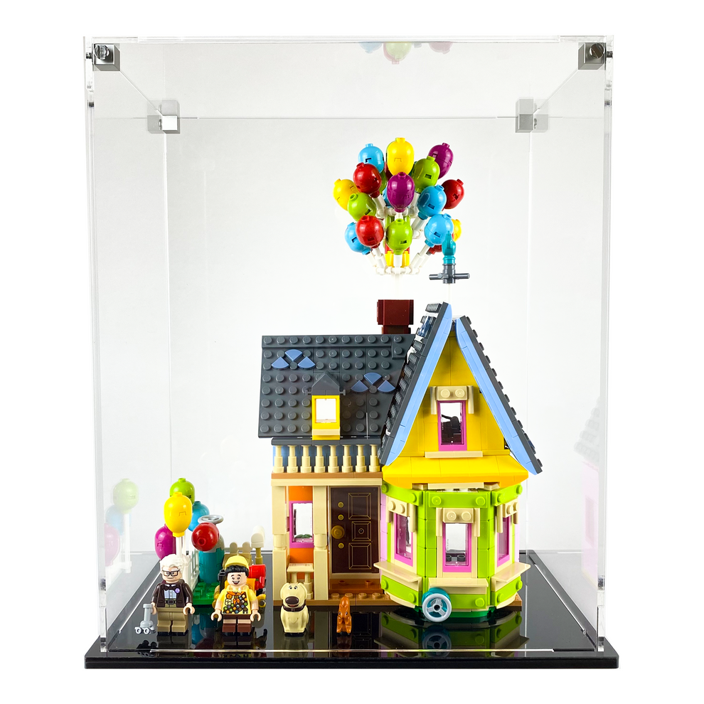 LEGO 43217 - 3mm thick Custom Acrylic Display Case for Disney Up House (12h x 10w x 6d) by Display Geek Flying Box 3mm thick dust and dirt protection