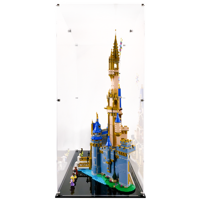 LEGO 43222 - 3mm thick Custom Acrylic Display Case for Disney Castle (33h x 25w x 15d) by Display Geek Flying Box 3mm thick dust and dirt protection