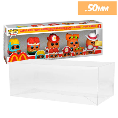 mcdonalds nuggets 5 pack best funko pop protectors thick strong uv scratch flat top stack vinyl display geek plastic shield vaulted eco armor fits collect protect display case kollector protector