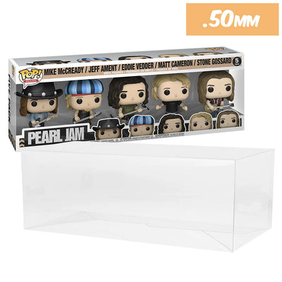 pearl jam 5 pack best funko pop protectors thick strong uv scratch flat top stack vinyl display geek plastic shield vaulted eco armor fits collect protect display case kollector protector