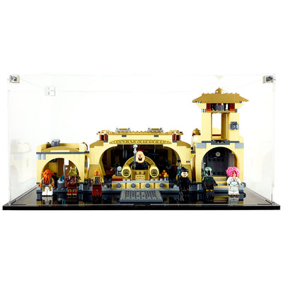 Display Geek Flying Box 3mm Thick Custom Acrylic Display Case for LEGO 75326 Boba Fett's Throne Room (7.5h x 15w x 8.5d)