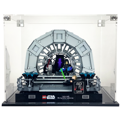 LEGO 75352 - 3mm thick Custom Acrylic Display Case for Emperor's Throne Room (8h x 10w x 8d) by Display Geek Flying Box 3mm thick dust and dirt protection