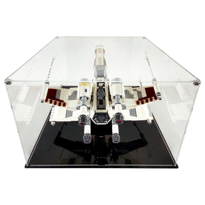 LEGO 75355 - 3mm thick Custom Acrylic Display Case for X-Wing Starfighter (12.5h x 24.5w x 20d) by Display Geek Flying Box 3mm thick dust and dirt protection