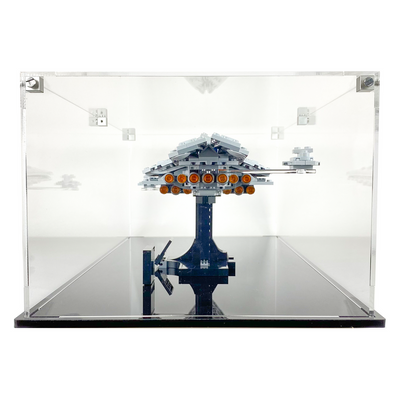 Display Geek Flying Box 3mm Thick Custom Acrylic Display Case for LEGO 75356 Executor Super Star Destroyer (7h x 19w x 10d)