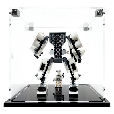 LEGO - 3mm thick Custom Acrylic Display Case for Star Wars Mechs (6h x 6w x 5d) by Display Geek Flying Box 3mm thick dust and dirt protection