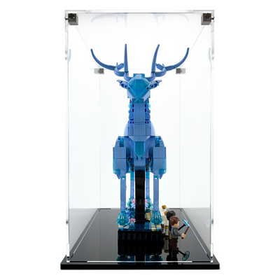 Display Geek Flying Box 3mm Thick Custom Acrylic Display Case for LEGO 76414 Expecto Patronum (12h x 10w x 7d)
