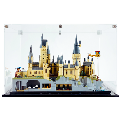 LEGO 76419 - 3mm thick Custom Acrylic Display Case for Hogwarts Castle and Grounds (9.5h x 15w x 11.5d) by Display Geek Flying Box 3mm thick dust and dirt protection