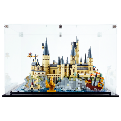 LEGO 76419 - 3mm thick Custom Acrylic Display Case for Hogwarts Castle and Grounds (9.5h x 15w x 11.5d) by Display Geek Flying Box 3mm thick dust and dirt protection