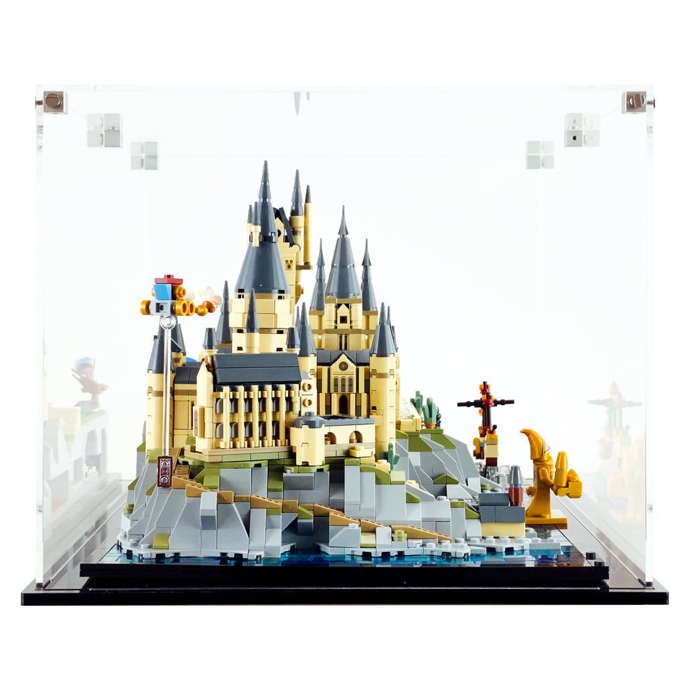 LEGO 76419 - 3mm thick Custom Acrylic Display Case for Hogwarts Castle and Grounds (9.5h x 15w x 11.5d) by Display Geek Flying Box 3mm thick dust and dirt protection