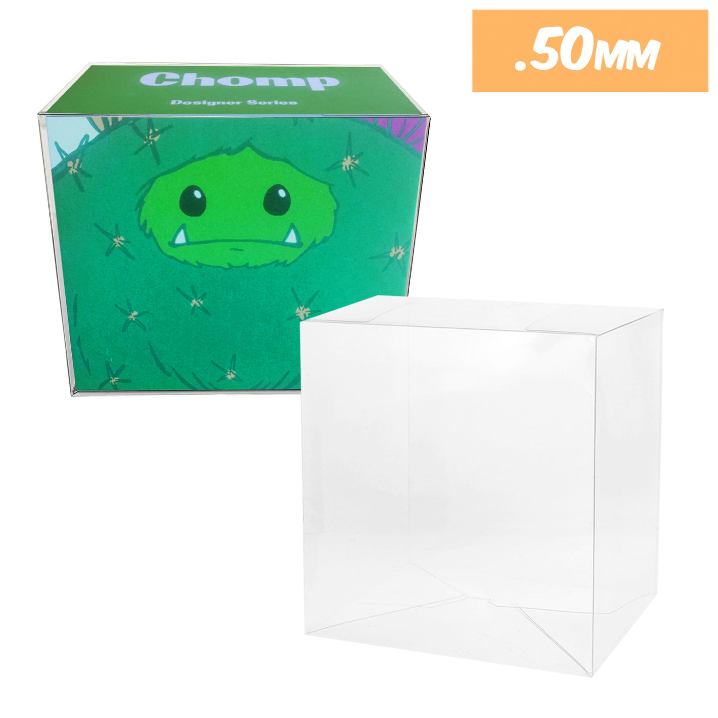 CHOMP CACTUS Protectors for Abominable Toys Vinyl Collectible Figures (50mm thick) 7h x 7w x 4.25d