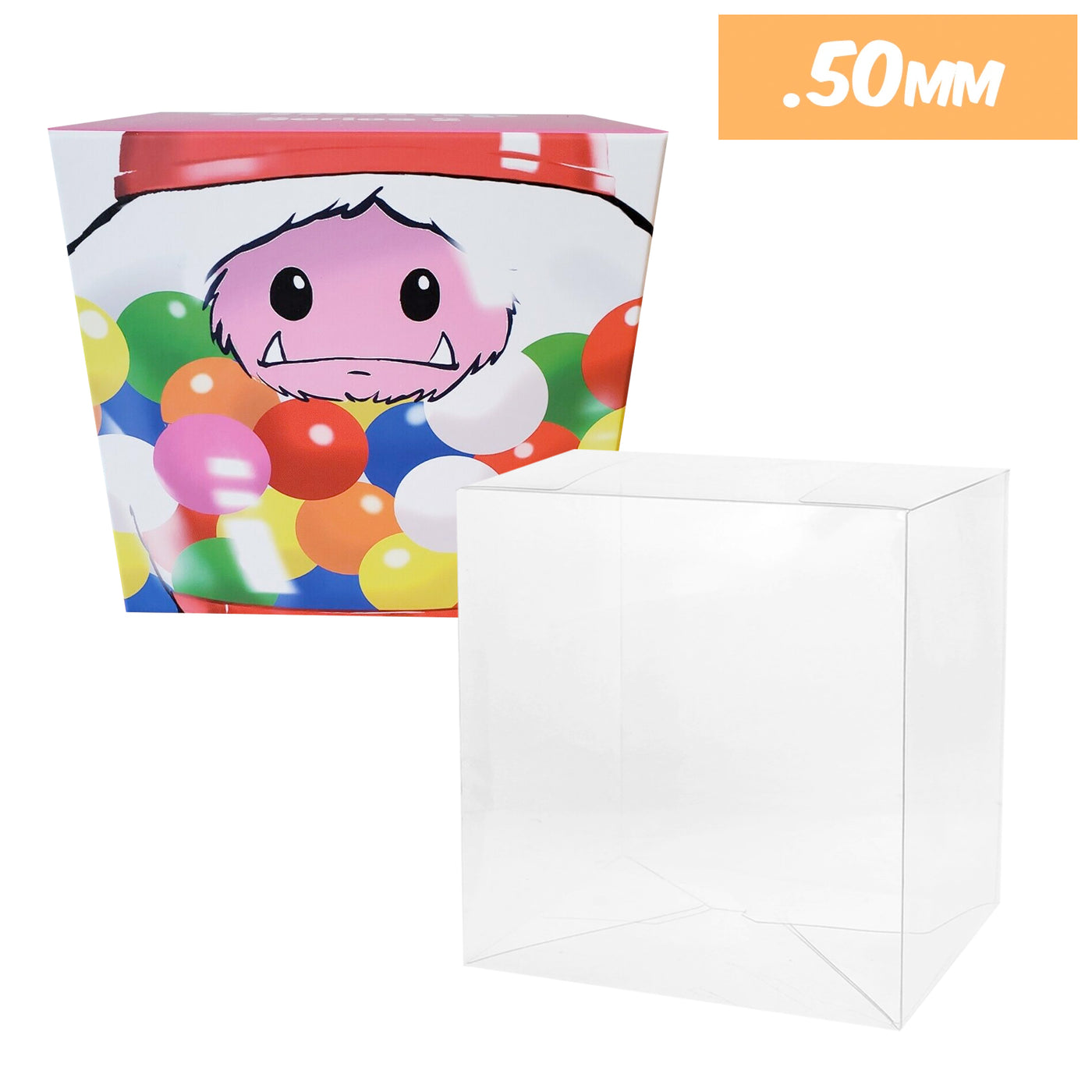 CHOMP GUMBALL Protectors for Abominable Toys Vinyl Collectible Figures (50mm thick) 7h x 7.75w x 4.25d