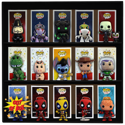 **BACK IN STOCK MAY 13TH** GAME OF THRONES - Display Case for Funko Pops with 3 Backdrop Inserts, Corrugated Cardboard - Display Geek