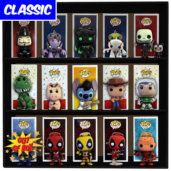 CLASSIC 2.0 Display Case for Funko Pops, Wall Mountable & Stackable Toy  Shelf, Corrugated Cardboard 