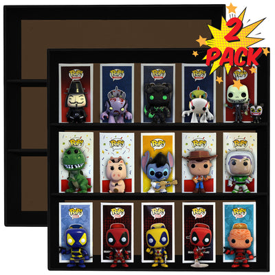 **BACK IN STOCK MAY 13TH** RETRO SPECIAL - 2 Displays & 10 Protectors for Funko Pops (LIMITED TIME ONLY!) - Display Geek