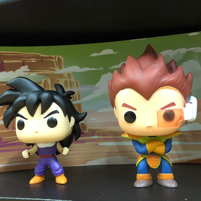 **BACK IN STOCK MAY 13TH** DRAGON BALL - Display Case for Funko Pops with 3 Backdrop Inserts, Corrugated Cardboard - Display Geek