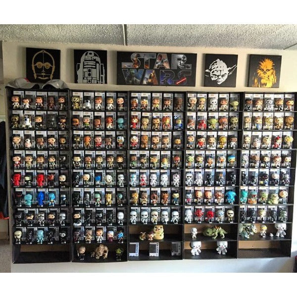 Geek Displays CLASSIC - Display Case for Funko Pops, Wall Mountable & Stackable Toy ...