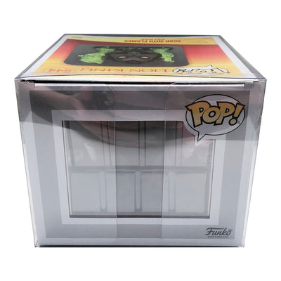 scar with flames chase pop deluxe best funko pop protectors thick strong uv scratch flat top stack vinyl display geek plastic shield vaulted eco armor fits collect protect display case kollector protector