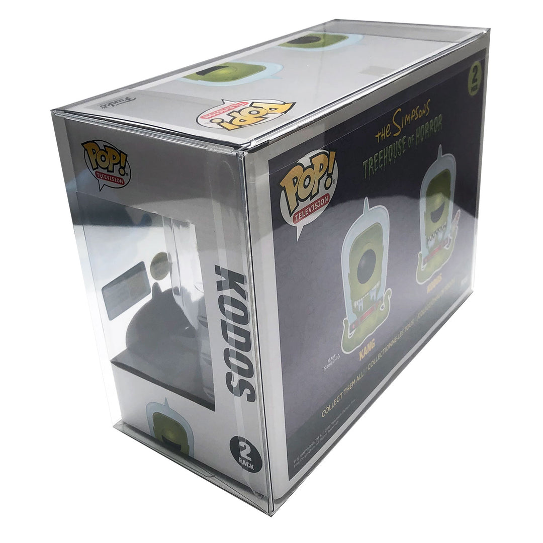 2 PACK KANG & KODOS Pop Protectors for Funko (0.50mm thick