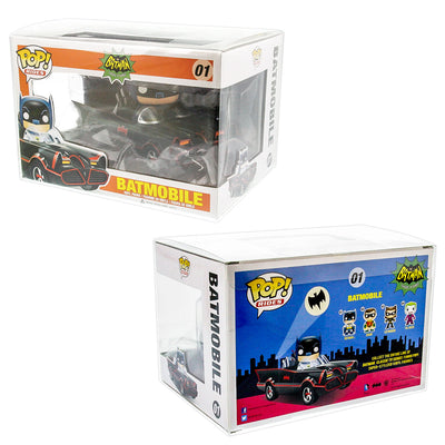 dc batman batmobile small pop rides best funko pop protectors thick strong uv scratch flat top stack vinyl display geek plastic shield vaulted eco armor fits collect protect display case kollector protector
