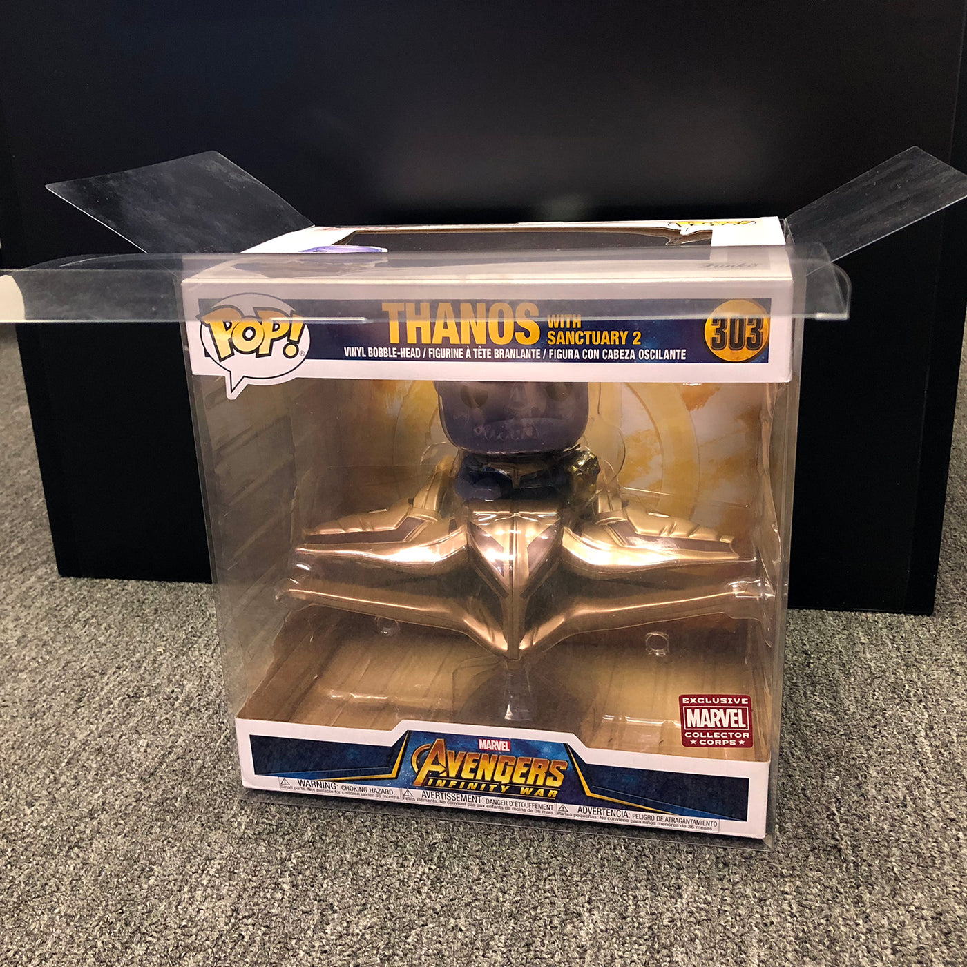 THANOS IN SHIP Pop Protectors for Funko Thanos Ship (MCC), 35mm thick  popshield vaulted vinyl
