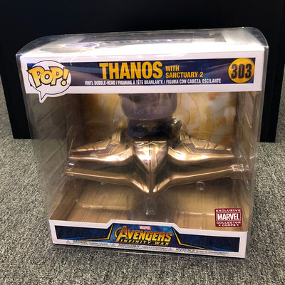 THANOS IN SHIP Pop Protectors for Funko Thanos Ship (MCC), 35mm thick - Display Geek