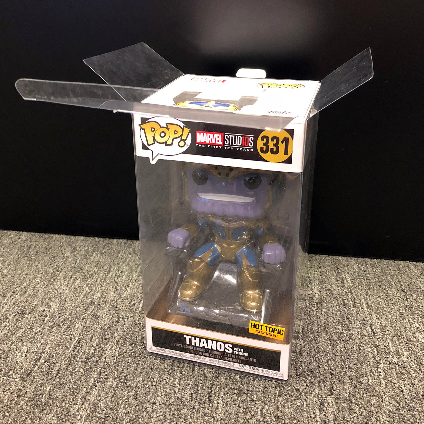 THANOS THRONE Pop Protectors for Funko Throne (Hot Topic Exclusive), 50mm thick  popshield vaulted vinyl