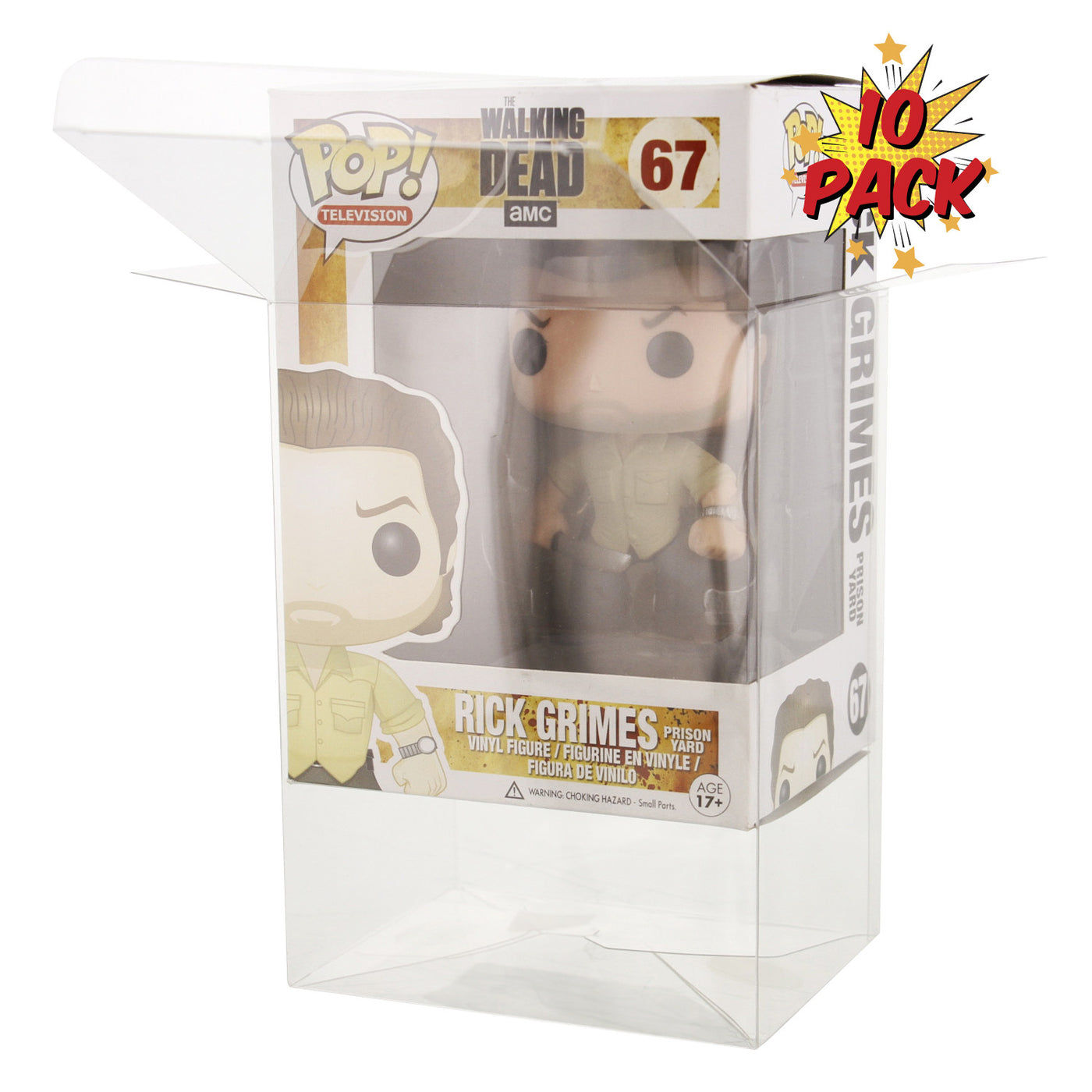 **BACK IN STOCK MAY 13TH** RETRO SPECIAL - 2 Displays & 10 Protectors for Funko Pops (LIMITED TIME ONLY!) - Display Geek