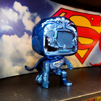 **BACK IN STOCK MAY 13TH** DC COMICS - Display Case for Funko Pops with 3 Backdrop Inserts, Corrugated Cardboard - Display Geek