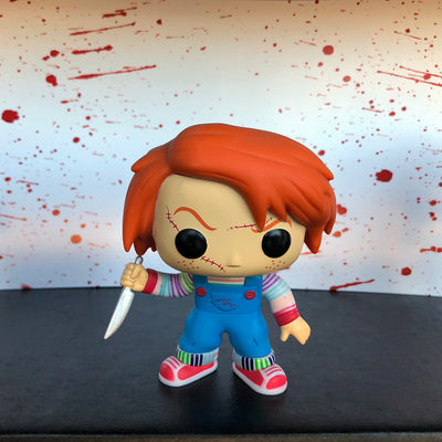 **BACK IN STOCK MAY 13TH** HORROR - Display Case for Funko Pops with 3 Backdrop Inserts, Corrugated Cardboard - Display Geek