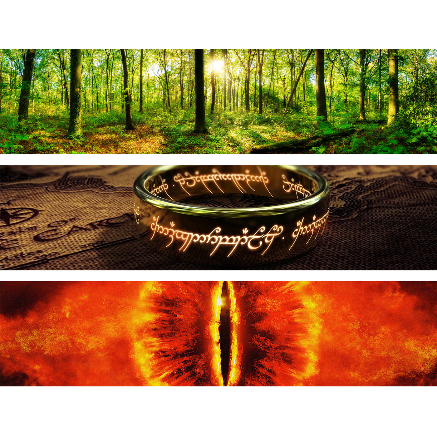 **BACK IN STOCK MAY 13TH** LORD OF THE RINGS - Display Case for Funko Pops with 3 Backdrop Inserts, Corrugated Cardboard - Display Geek