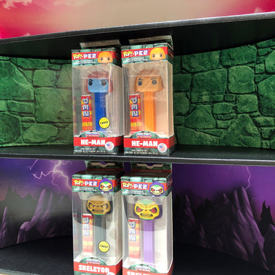 **BACK IN STOCK MAY 13TH** MOTU CASTLE - Display Case for Funko Pops with 3 Backdrop Inserts, Corrugated Cardboard - Display Geek