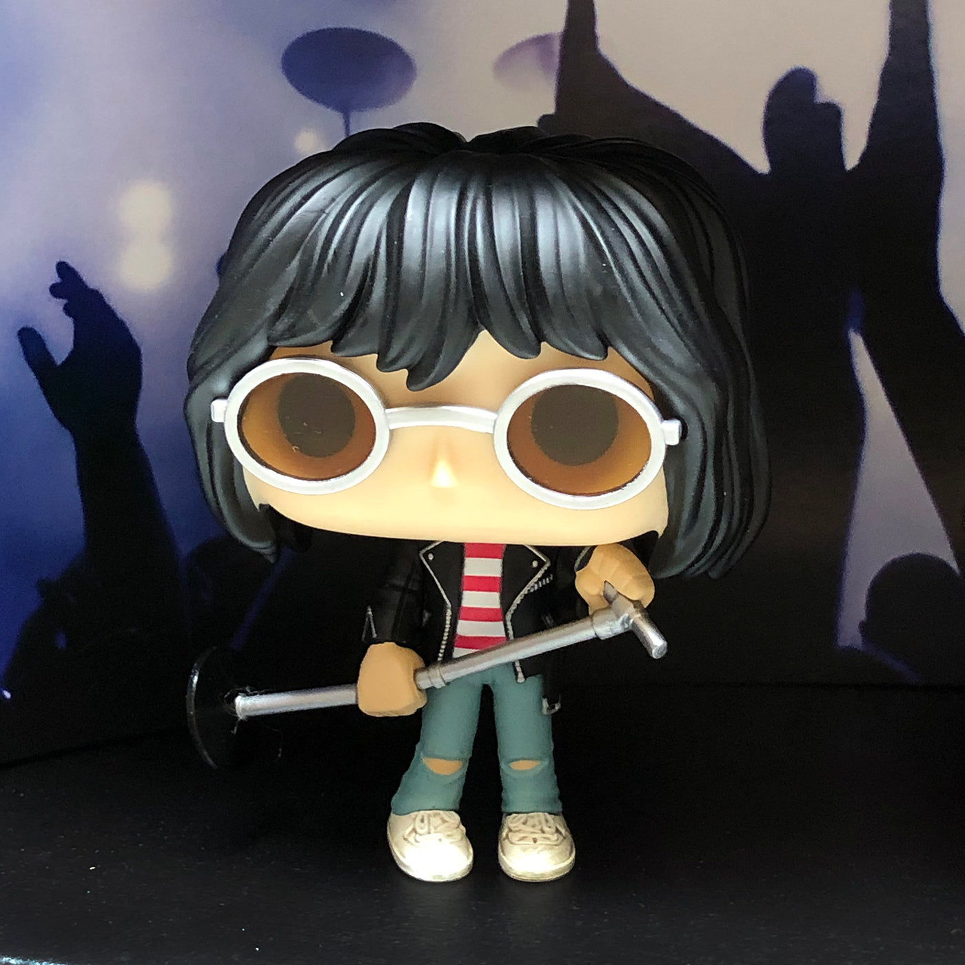 **BACK IN STOCK MAY 13TH** ROCK CONCERT - Display Case for Funko Pops with 3 Backdrop Inserts, Corrugated Cardboard - Display Geek