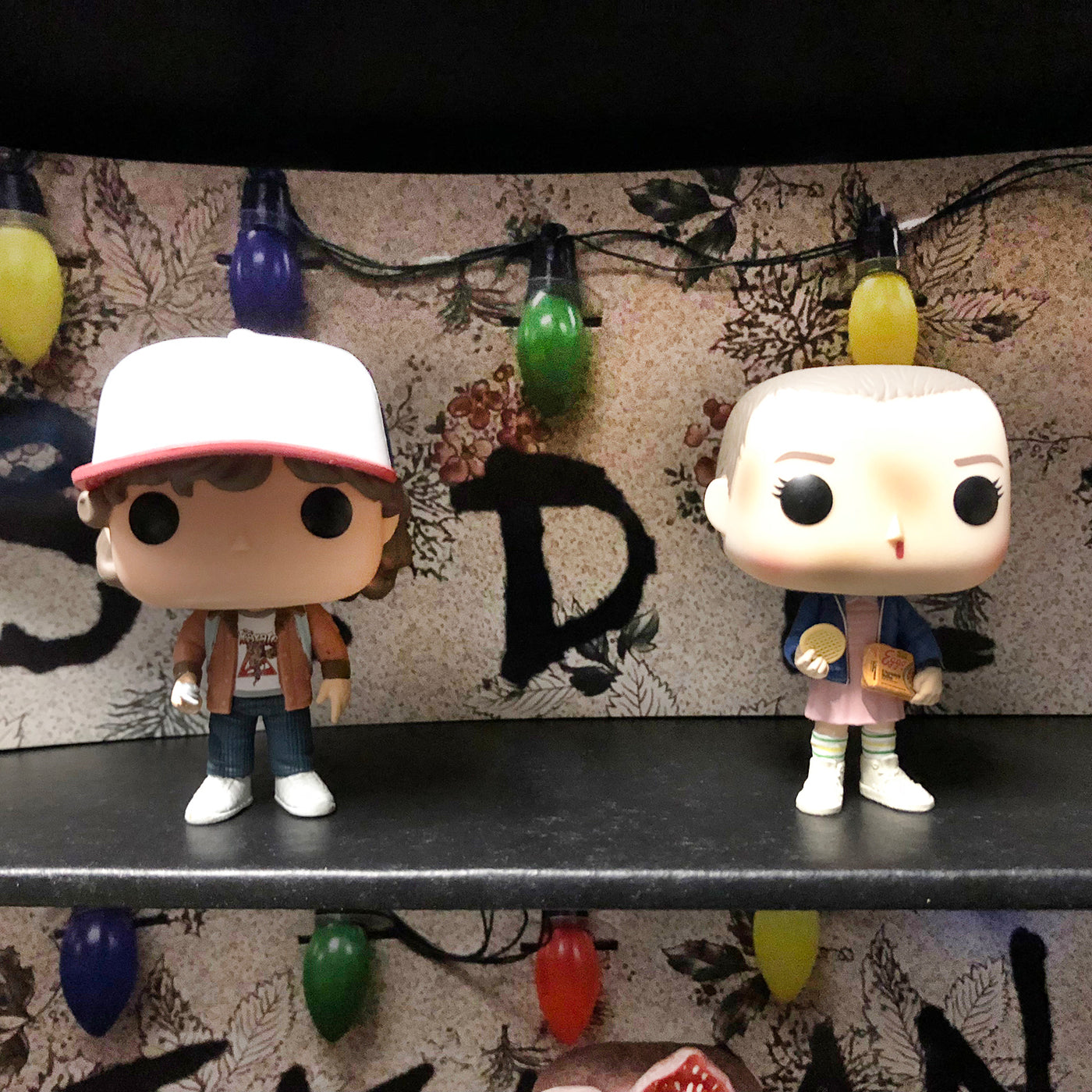 **BACK IN STOCK MAY 13TH** STRANGER THINGS - Display Case for Funko Pops with 3 Backdrop Inserts, Corrugated Cardboard - Display Geek