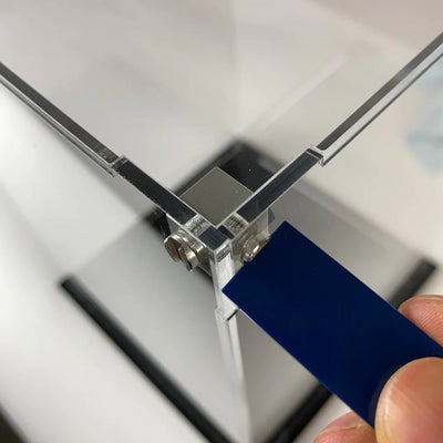 LEGO - 3mm thick Custom Acrylic Display Case for Speed Champion (3.5h x 8w x 4.5d) by Display Geek Flying Box 3mm thick dust and dirt protection