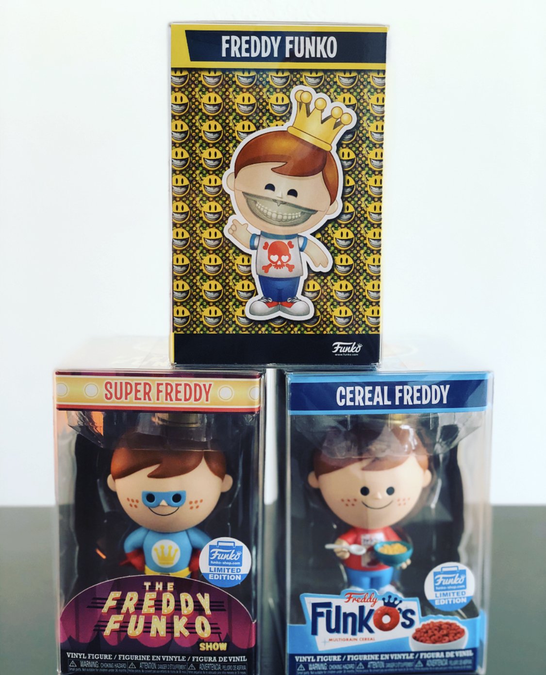 SMALL FREDDY FUNKO Pop Protectors for Funko Vinyl Collectible Figures, 50mm thick  popshield vaulted vinyl