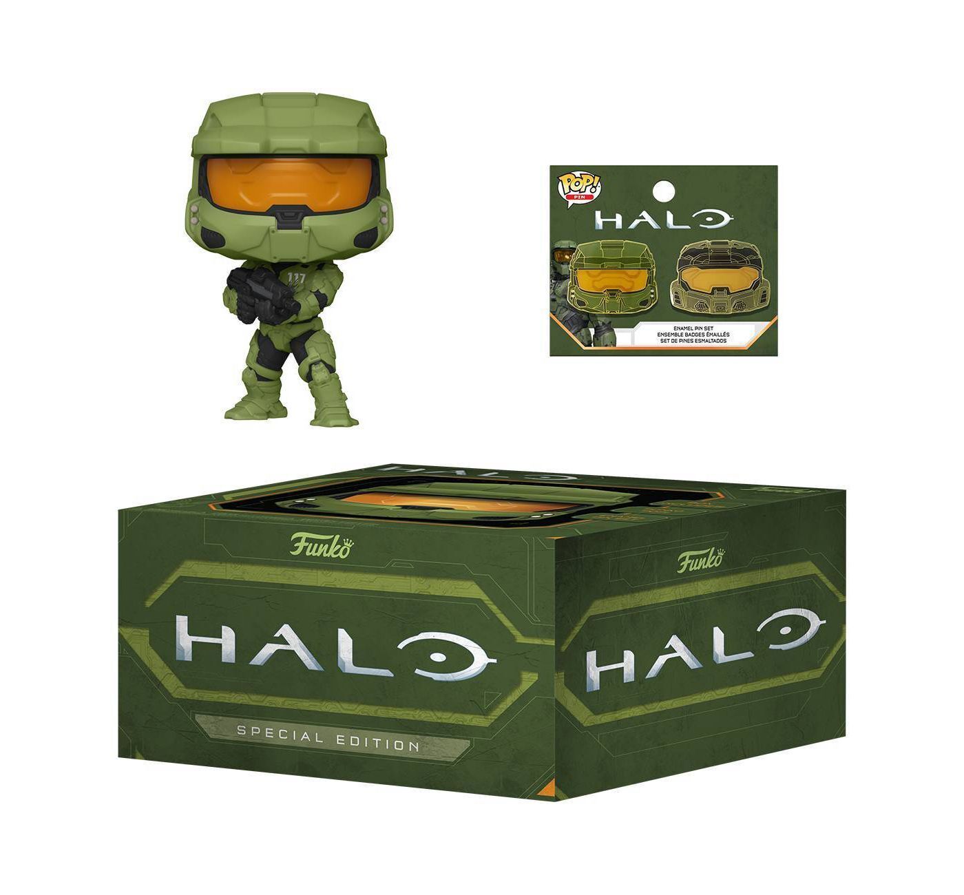 HALO Infinite Master Chief with Pin Set Special Edition