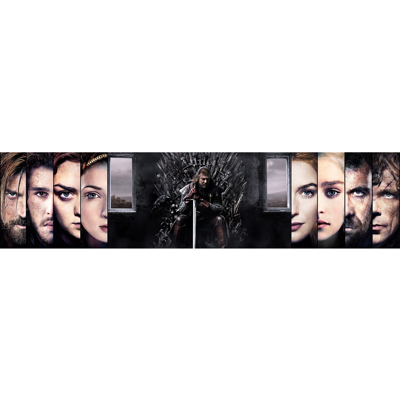 GAME OF THRONES - Backdrop Inserts for CLASSIC Display Geek Shelves (Limited Edition) - Display Geek