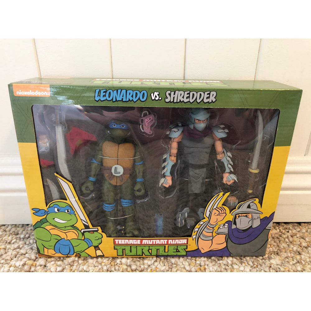 NECA TMNT Leonardo vs Shredder Target