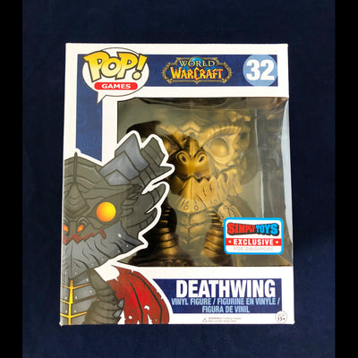 Funko Pop Warcraft 6 inch Deathwing Gold Simply Toys Singapore