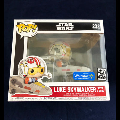 Funko Pop Luke Skywalker with X-Wing Walmart Exclusive