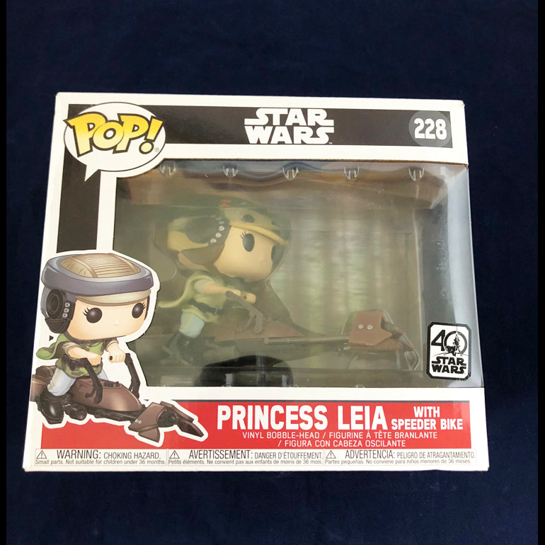 Funko Pop Princess Leia with Speeder Bike