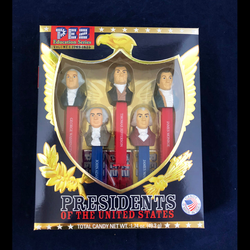 PEZ  Presidents of the United States Volume 1: 1789-1825 Sealed